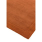 Tapis de Salon Moderne uni Pure Laine CANDY Orange - Novatrend 