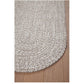 Tapis rond ou oval style jute intérieur extérieur JUTY