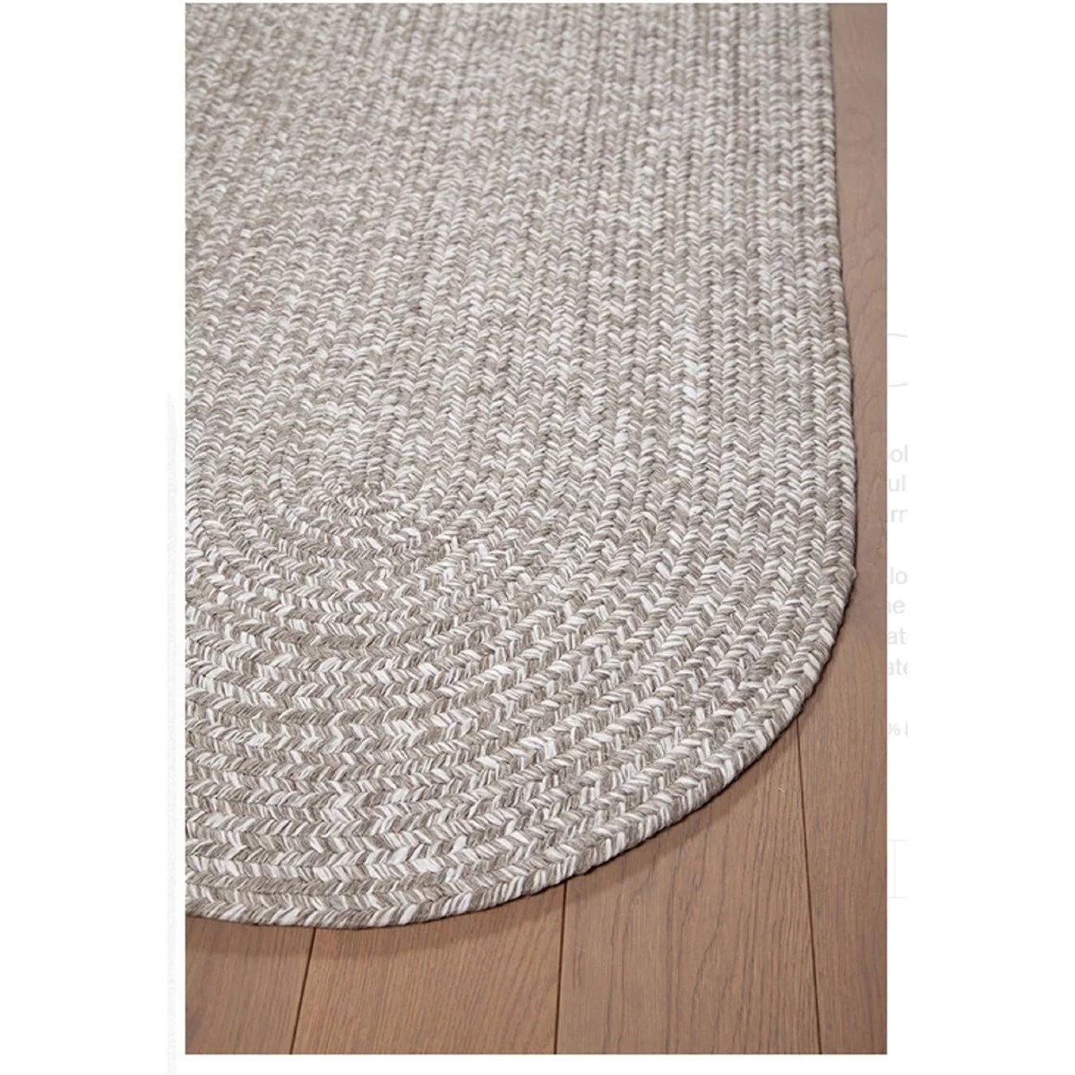Tapis rond ou oval style jute intérieur extérieur JUTY