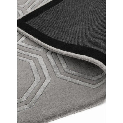 Tapis de salon moderne tissé main en laine NAVEL - Novatrend 