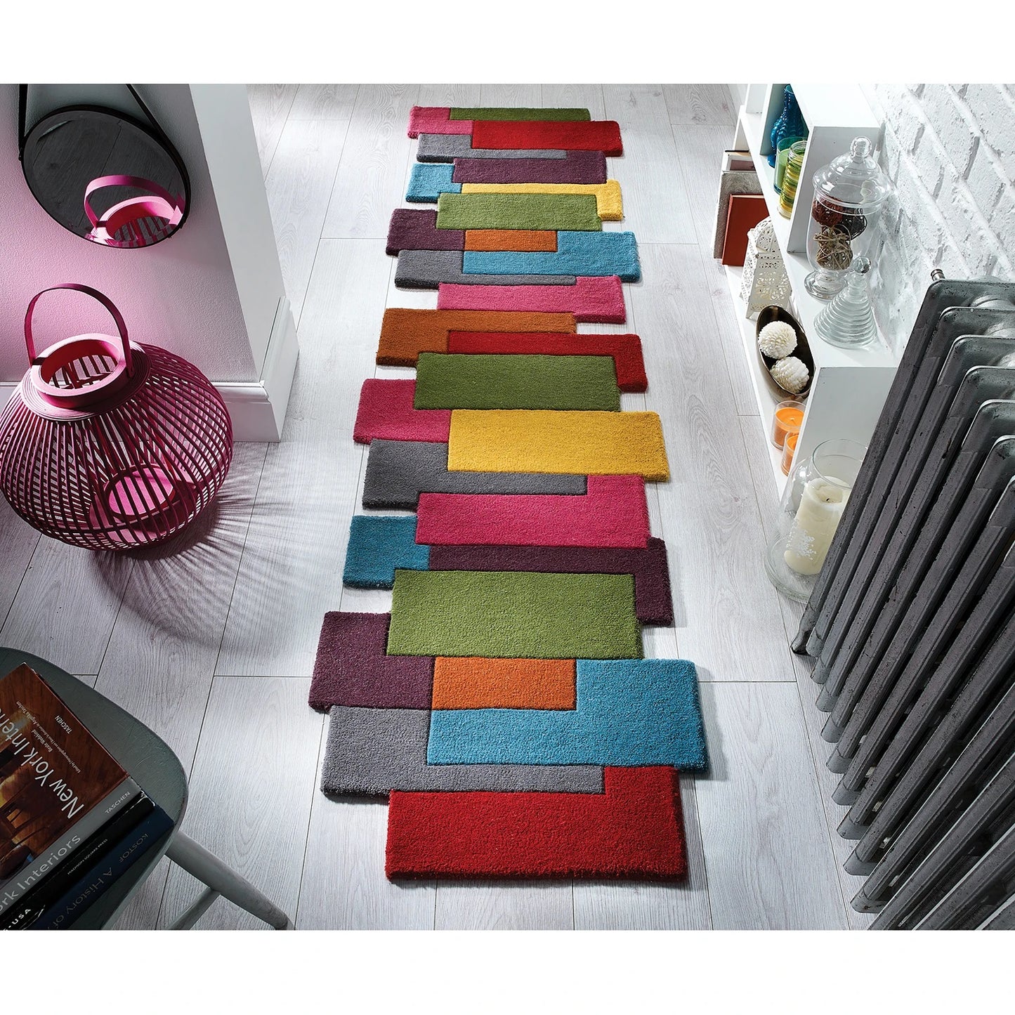 Tapis de couloir moderne pure laine ARTY