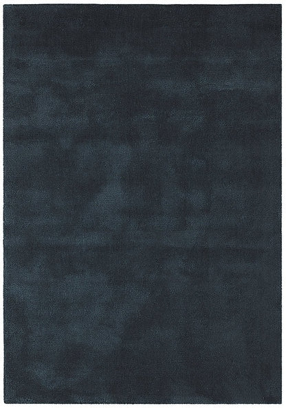 Tapis Luxe Salon Moderne PASTEL Bleu nuit - Novatrend 