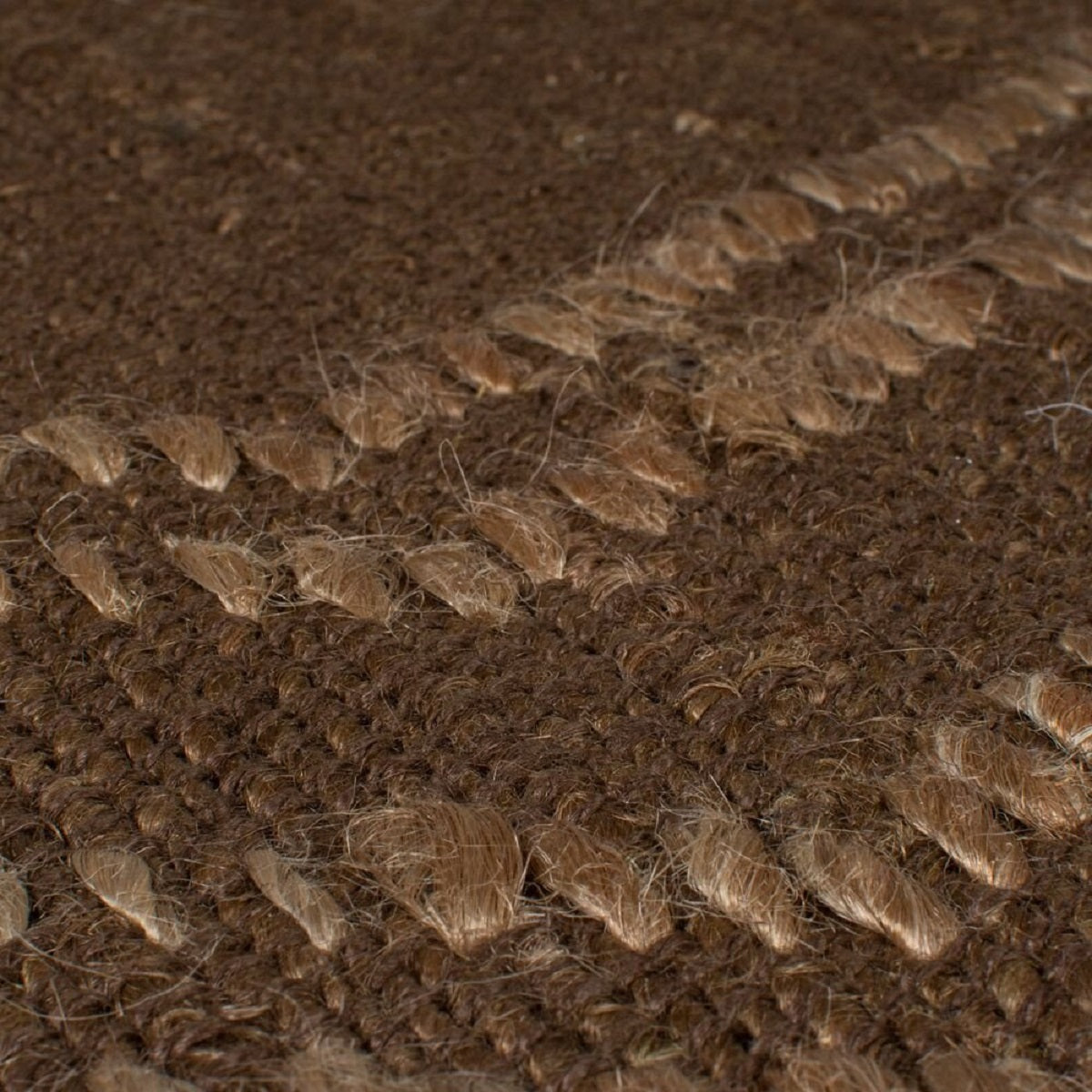 Alfombra moderna de yute TREY