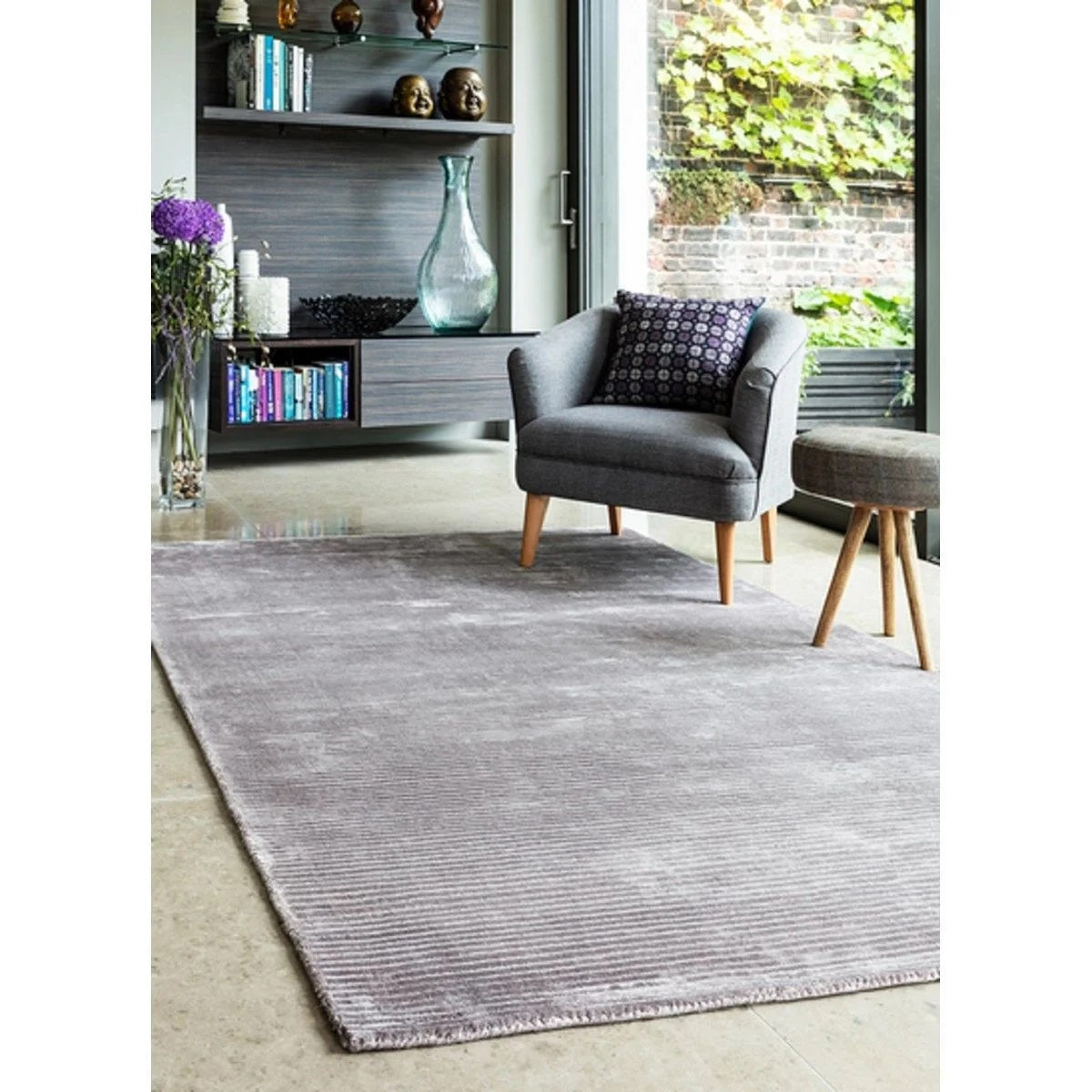 Tapis de salon tufté main FLAMINGO