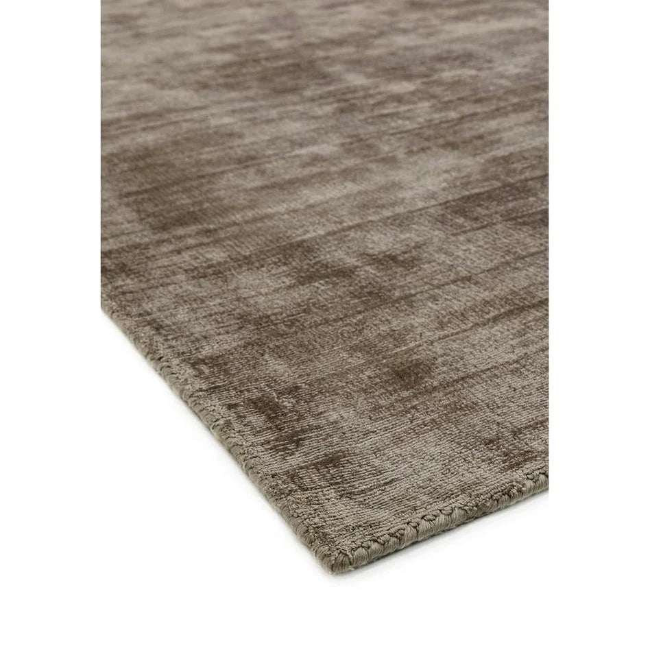 Tapis de salon moderne Uni LAME Mocha - Novatrend 