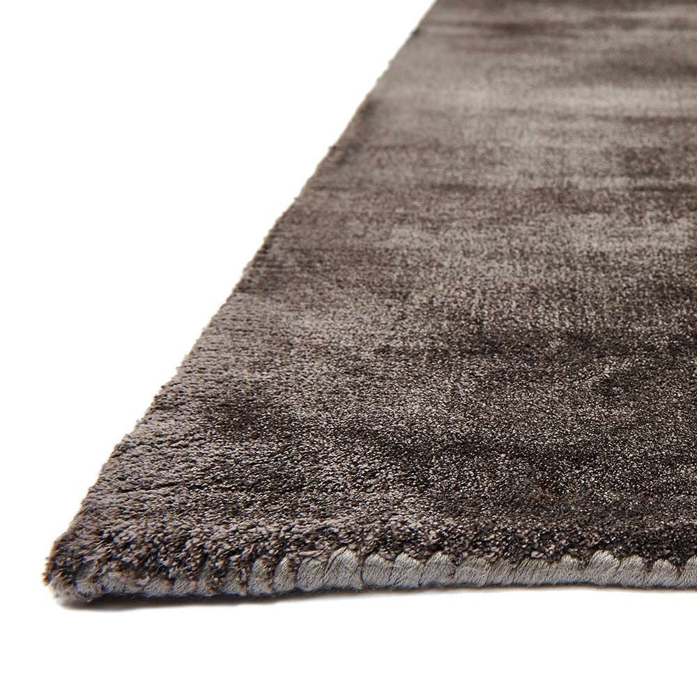 Tapis de salon en viscose fait main TITANE - Novatrend 