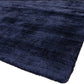 Tapis de salon moderne Uni LAME Bleu Marine - Novatrend 