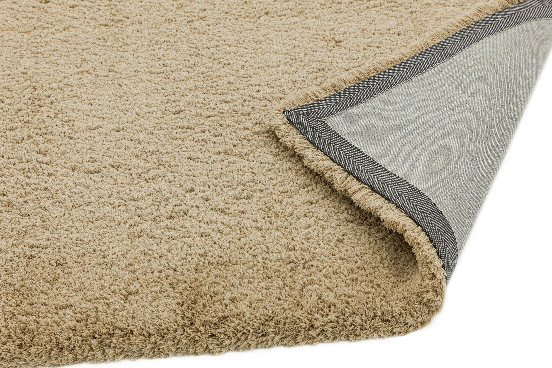 Tapis de salon shaggy moderne TITO Beige foncé - Novatrend 