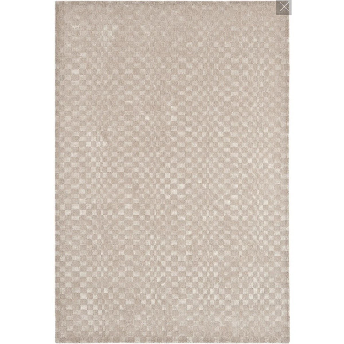 Tapis de salon moderne tissé main laine et viscose KASO