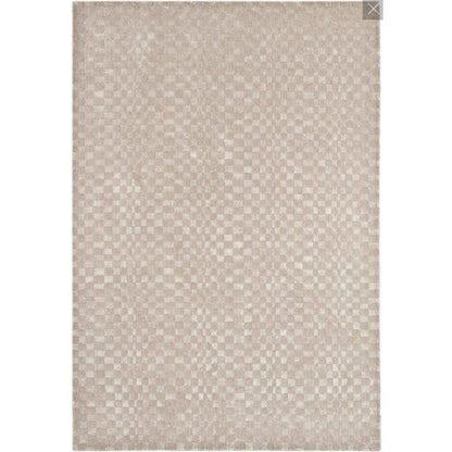 Tapis de salon moderne tissé main laine et viscose KASO