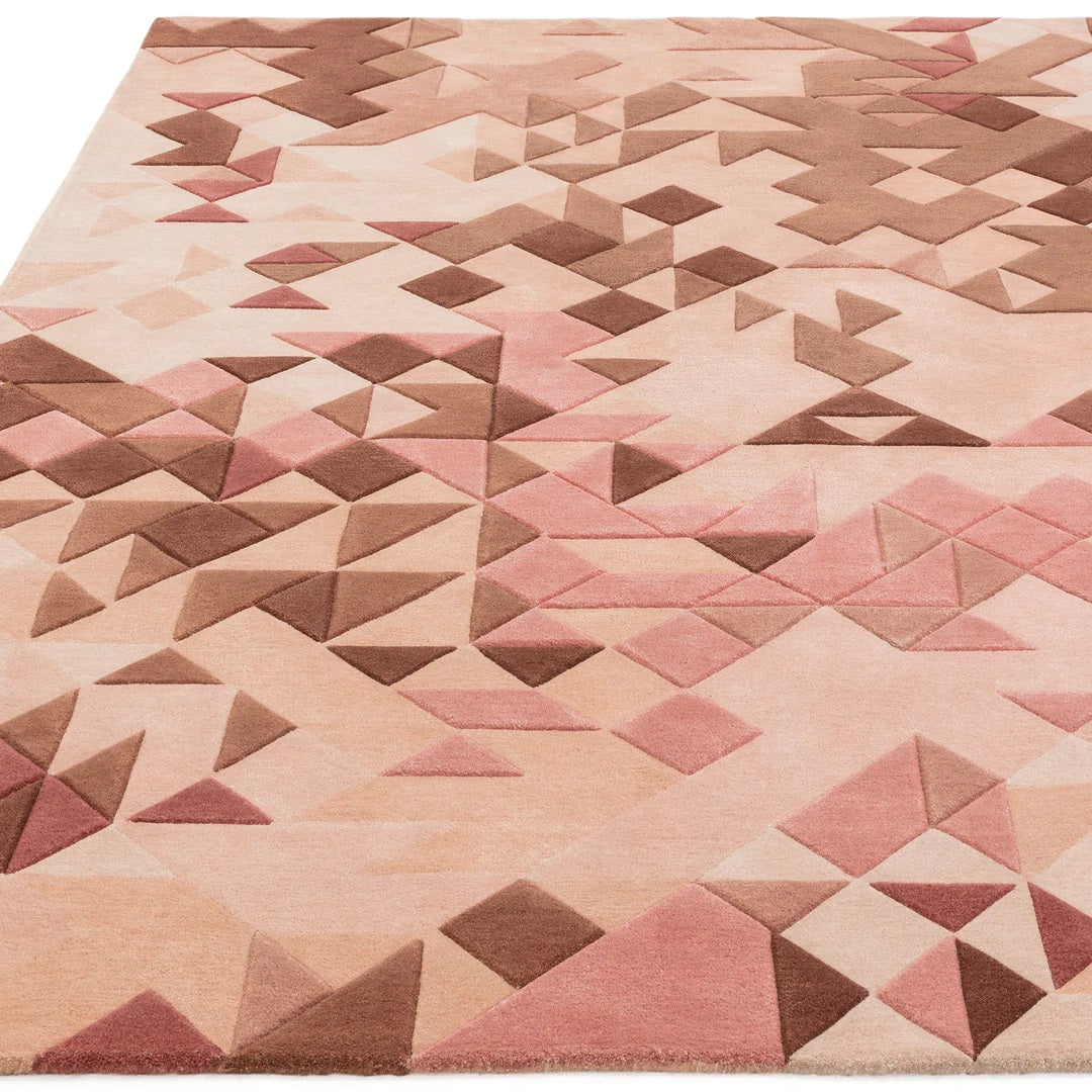Tapis de salon moderne tufté main MYSTERIA