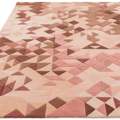 Tapis de salon moderne tufté main MYSTERIA