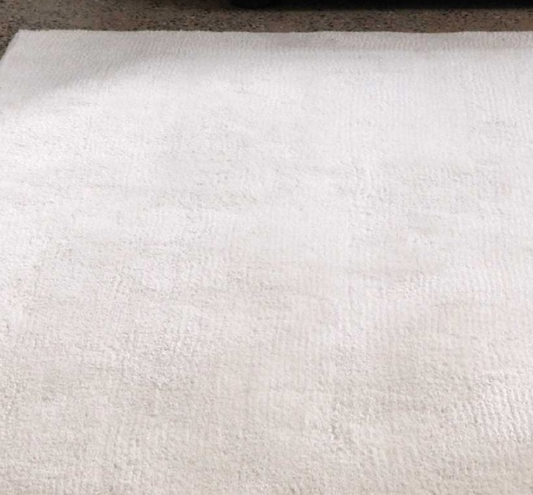 Tapis Luxe Salon Moderne PASTEL Blanc - Novatrend 