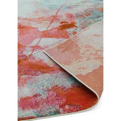 Tapis de salon moderne tissé plat EMILIO SUNDOWN