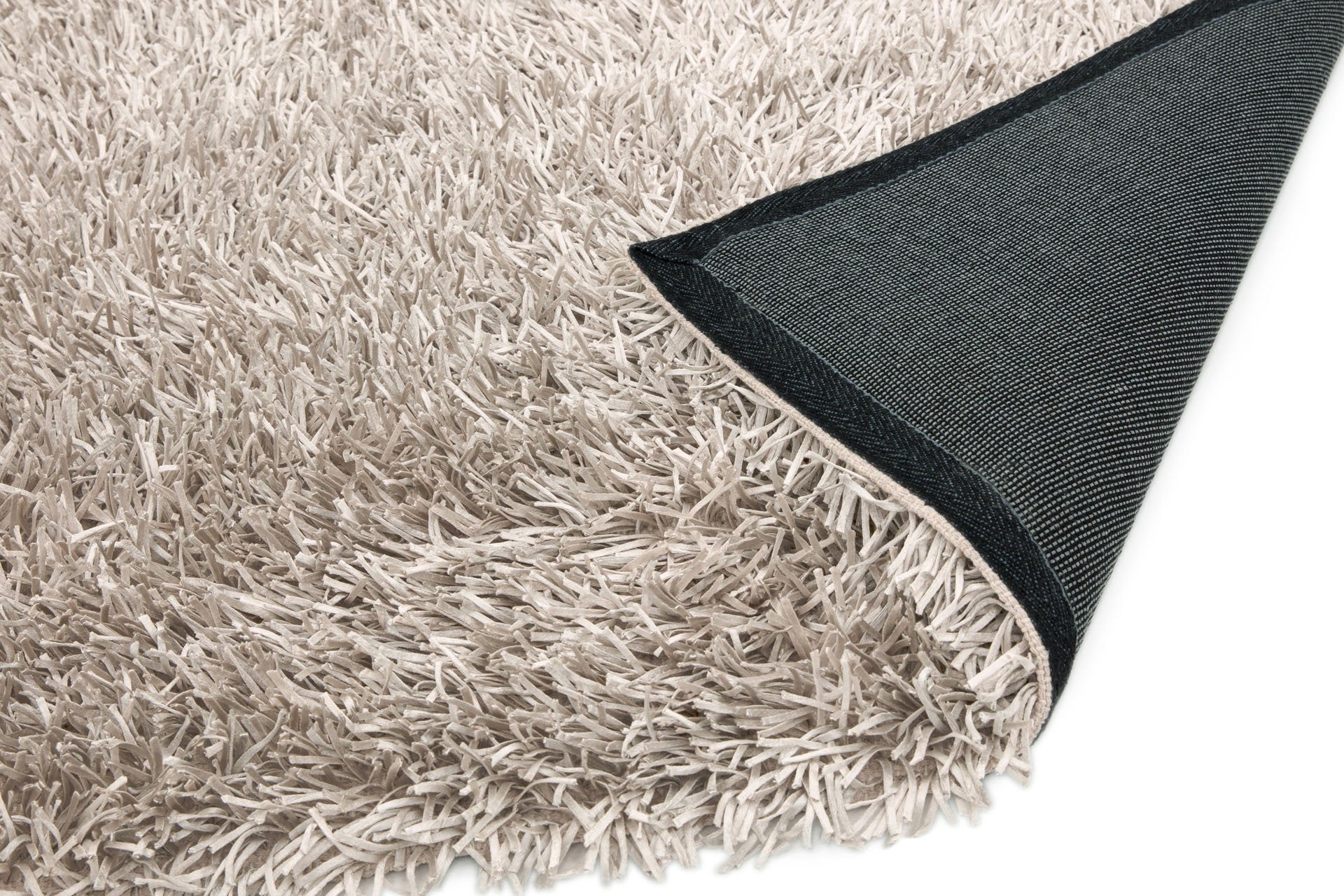 Tapis shaggy Design et Moderne FURRY Argent - Novatrend 