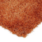 Tapis de salon Moderne poils longs DONNA Orange - Novatrend 