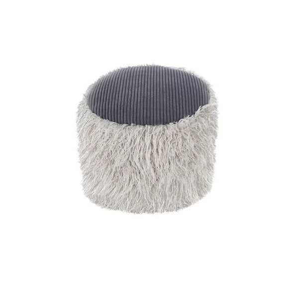 Pouf style fourrure ROMEO - Novatrend 