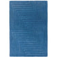 Tapis pure laine uni tufté main relief SQUARE - Novatrend 