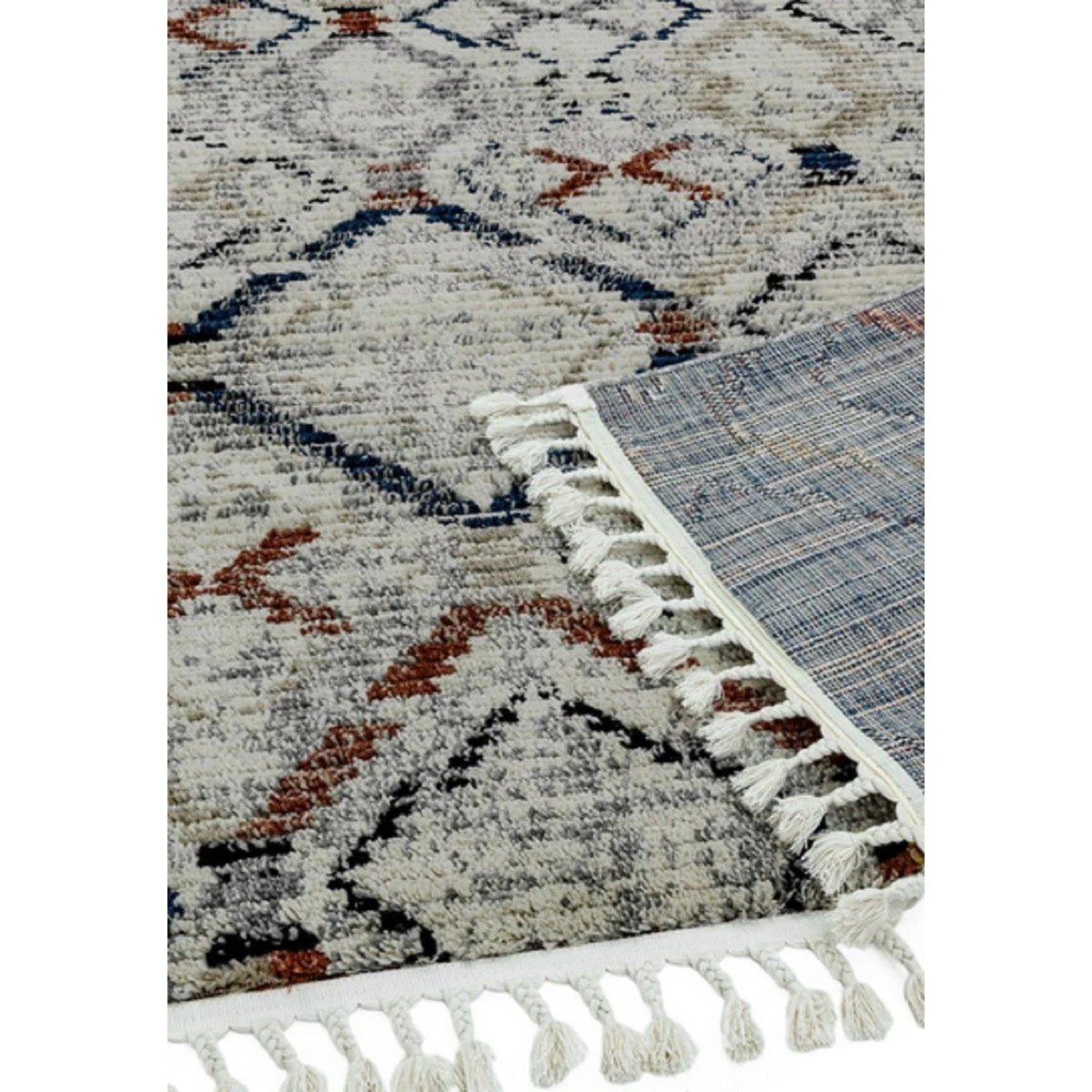 Tapis de salon à franges style berbère BENI