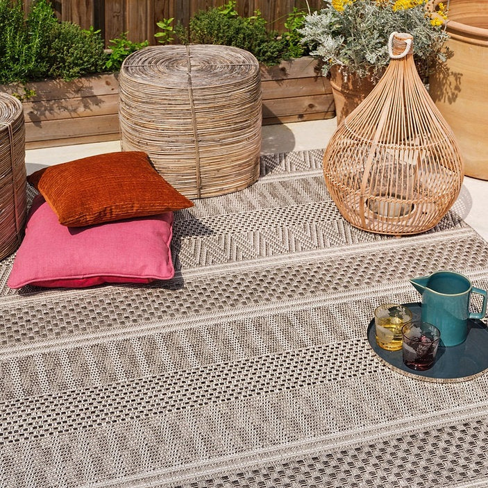 Tapis intérieur extérieur tissé plat LOGGIA - Novatrend 