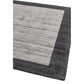 Tapis fait main uni à bordures LAME - Novatrend 