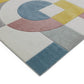 Tapis de salon moderne tissé plat RETRO - Novatrend 