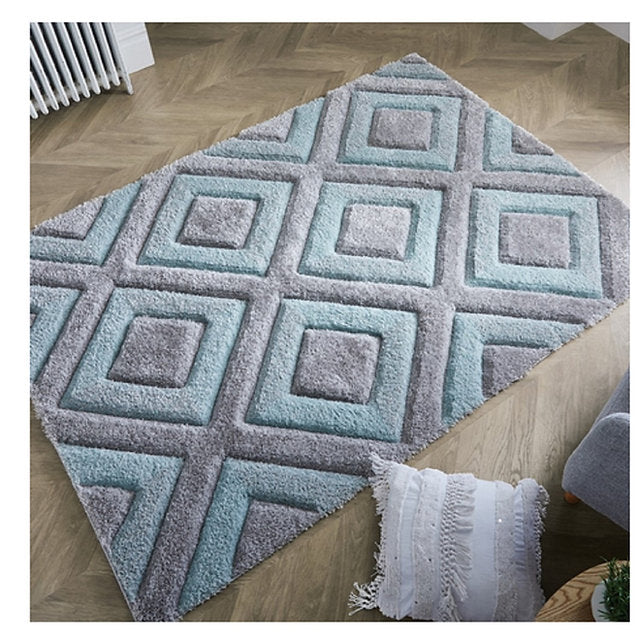 Tapis de salon moderne tissé plat CROSS - Novatrend 