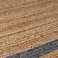 Tapis de salon pure jute FLOWER JUTE - Novatrend 