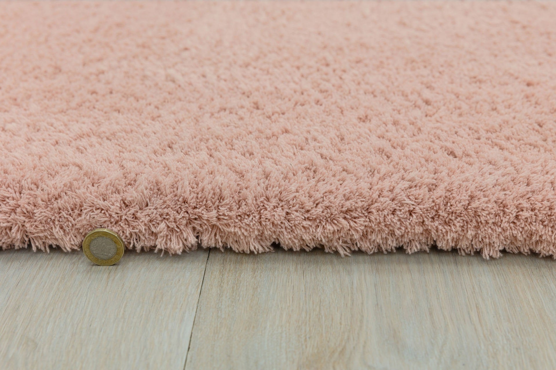 Tapis de salon shaggy moderne TITO Rose - Novatrend 