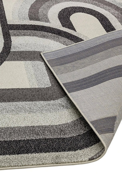 Tapis de salon moderne rétro tissé plat AVON - Novatrend 