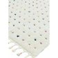 Tapis moderne à franges DOTTY