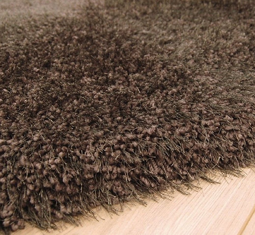 Tapis de salon shaggy FLOOD Marron - Novatrend 