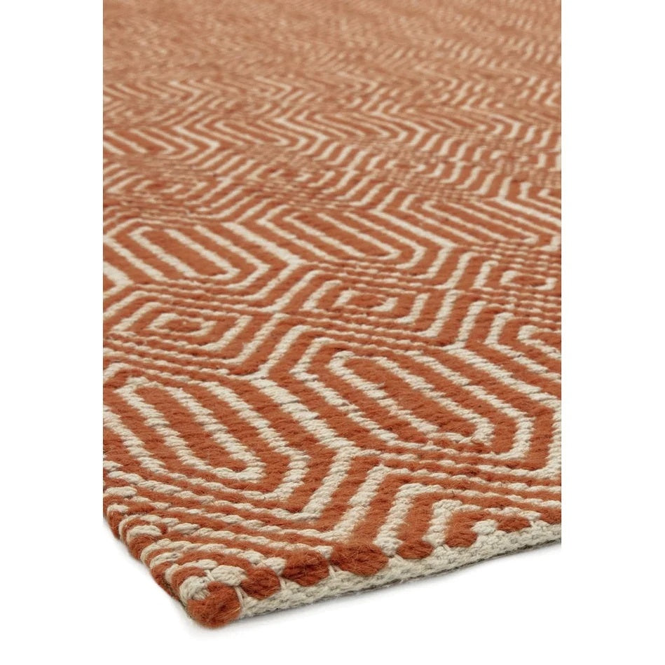 Tapis Laine et Coton tissé main style berbère SILWAN - Novatrend 