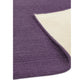 Tapis de Salon Moderne uni Pure Laine CANDY Violet - Novatrend 