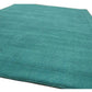 Tapis de Salon Moderne uni Pure Laine CANDY Turquoise
