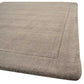 Tapis de Salon Moderne uni Pure Laine CANDY Taupe