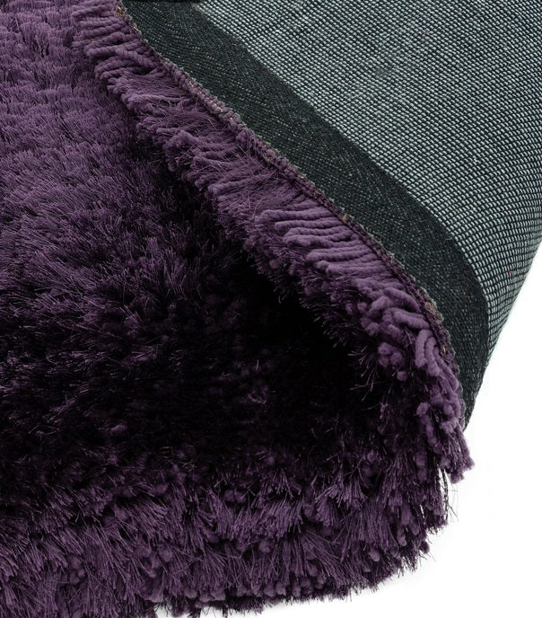 Tapis salon confort shaggy SPLASH Violet - Novatrend 