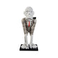 Sculpture statue moderne géante SMOKING MONKEY 1m40 - Novatrend 