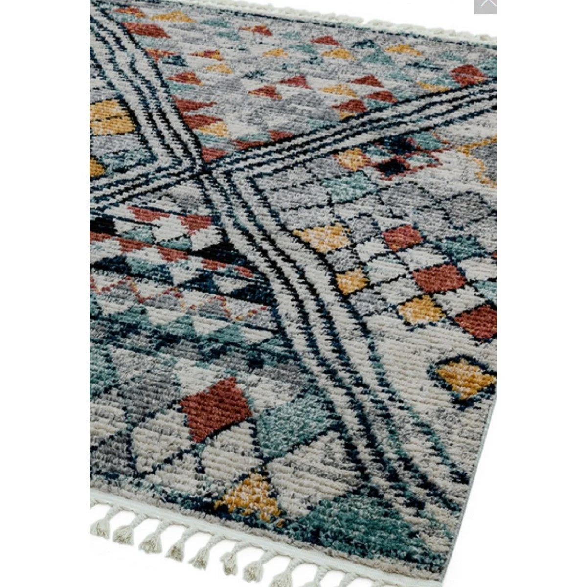 Tapis de salon à franges styles berbère ARYN