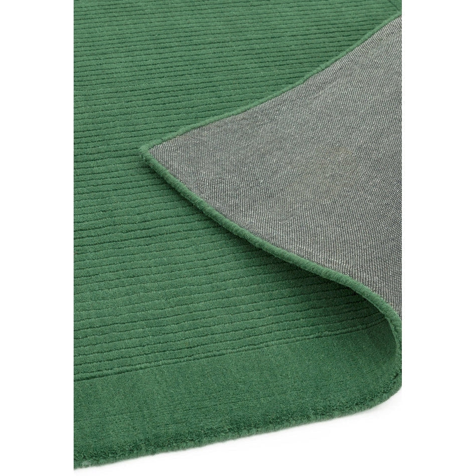 Tapis de Salon Moderne uni Pure Laine CANDY Vert - Novatrend 