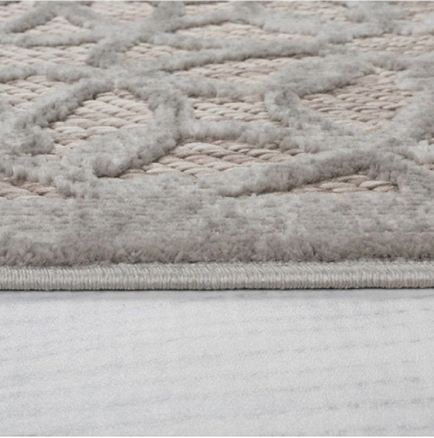 Tapis de salon moderne tissé plat SILVERINO - Novatrend 