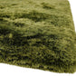 Tapis salon confort shaggy SPLASH Vert - Novatrend 