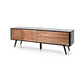 Buffet meuble TV en bois laqué LINEA - Novatrend 