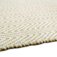 Tapis Coton Chenille et Jute ARROW Beige - Novatrend 