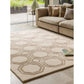 Tapis de salon moderne tissé main en laine NAVEL - Novatrend 