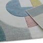 Tapis de salon moderne tissé plat RETRO - Novatrend 