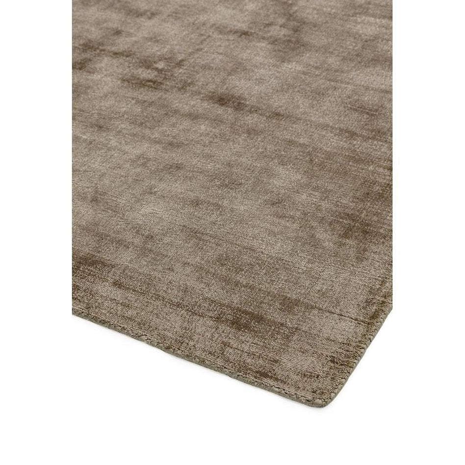 Tapis de salon moderne Uni LAME Mocha - Novatrend 