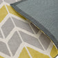 Tapis Salon Moderne Design GEOX Chevron Lemon - Novatrend 