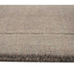 Tapis de Salon Moderne uni Pure Laine CANDY Taupe