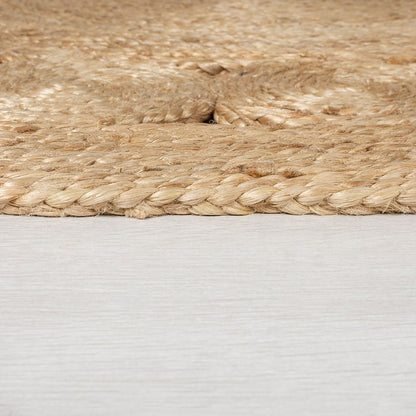 Tapis moderne rond en jute RAYA - Novatrend 